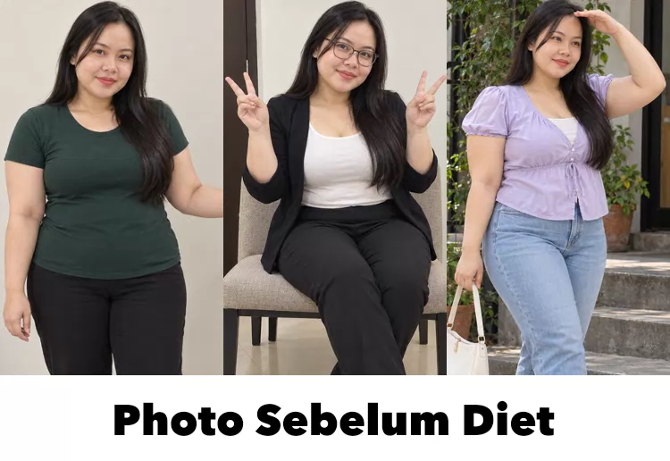 Ilustrasi karakter sebelum perubahan kebiasaan